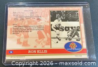 MaxSold Auction: 1991 Future Trends '72 Hockey Canada Ron Ellis Hockey Collectible Trading Card  - Newmarket (Ontario, Canada) PARTNER MANAGED Reseller Online Auction - Walter Avenue