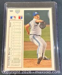 MaxSold Auction: 1991 Upper Deck David Wells Toronto Blue Jays Baseball Collectible Trading Card  - Newmarket (Ontario, Canada) PARTNER MANAGED Reseller Online Auction - Walter Avenue