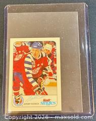 MaxSold Auction: 1992-3 Kraft Singles Jeremy Roenick Hockey Collectible Trading Card  - Newmarket (Ontario, Canada) PARTNER MANAGED Reseller Online Auction - Walter Avenue