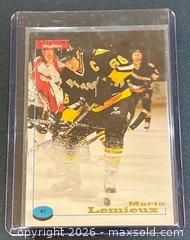 MaxSold Auction: 1996-7 Skybox Impact Mario Lemieux Hockey Collectible Trading Card  - Newmarket (Ontario, Canada) PARTNER MANAGED Reseller Online Auction - Walter Avenue