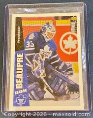MaxSold Auction: 1996-7 Upper Deck Collector's Don Beaupre Hockey Collectible Trading Card  - Newmarket (Ontario, Canada) PARTNER MANAGED Reseller Online Auction - Walter Avenue