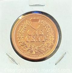 MaxSold Auction: 1 oz Bullion Round Copper  - Newmarket (Ontario, Canada) PARTNER MANAGED Reseller Online Auction - Walter Avenue