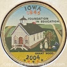 MaxSold Auction: 2004 US Colour Iowa State Quarter Dollar - US Mint's 50 State Quarters Program  - Newmarket (Ontario, Canada) PARTNER MANAGED Reseller Online Auction - Walter Avenue