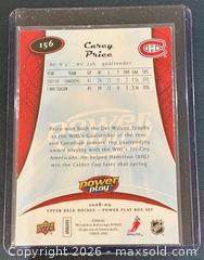 MaxSold Auction: 2008-9 Upper Deck Power Play Carey Price Hockey Collectible Trading Card  - Newmarket (Ontario, Canada) PARTNER MANAGED Reseller Online Auction - Walter Avenue