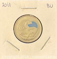 MaxSold Auction: 2011 Cdn. Colour Legendary Nature: Orca Whale 25 Cents  - Newmarket (Ontario, Canada) PARTNER MANAGED Reseller Online Auction - Walter Avenue