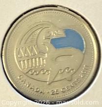 MaxSold Auction: 2011 Cdn. Colour Legendary Nature: Orca Whale 25 Cents  - Newmarket (Ontario, Canada) PARTNER MANAGED Reseller Online Auction - Walter Avenue