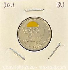 MaxSold Auction: 2011 Cdn. Colour Legendary Nature: Peregrine Falcon 25 Cents  - Newmarket (Ontario, Canada) PARTNER MANAGED Reseller Online Auction - Walter Avenue