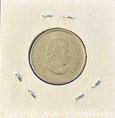 MaxSold Auction: 2011 Cdn. Colour Legendary Nature: Peregrine Falcon 25 Cents  - Newmarket (Ontario, Canada) PARTNER MANAGED Reseller Online Auction - Walter Avenue