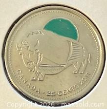 MaxSold Auction: 2011 Cdn. Colour Legendary Nature: Wood Bison 25 Cents  - Newmarket (Ontario, Canada) PARTNER MANAGED Reseller Online Auction - Walter Avenue