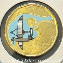 MaxSold Auction: 2022 Cdn. Alexander Graham Bell 175th Anniversary Commemorative Colour Loonie  - Newmarket (Ontario, Canada) PARTNER MANAGED Reseller Online Auction - Walter Avenue