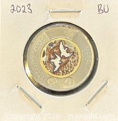 MaxSold Auction: 2023 Cdn. Commemorating the 100th Anniversary of the Birth of Artist Jean Paul Riopelle Colour Twoonie  - Newmarket (Ontario, Canada) PARTNER MANAGED Reseller Online Auction - Walter Avenue