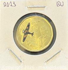 MaxSold Auction: 2023 Cdn. Commemorative Honoring Elsie MacGill being the World's First Practicing Female Aircraft Engineer Colour Loonie  - Newmarket (Ontario, Canada) PARTNER MANAGED Reseller Online Auction - Walter Avenue