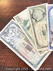 MaxSold Auction: 7 Assort Large Amount World Paper Banknote  - Newmarket (Ontario, Canada) PARTNER MANAGED Reseller Online Auction - Walter Avenue