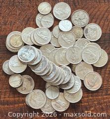 MaxSold Auction: Assort Canadian Silver 10 / 25 Cents (majority is 1967 year)  - Newmarket (Ontario, Canada) PARTNER MANAGED Reseller Online Auction - Walter Avenue