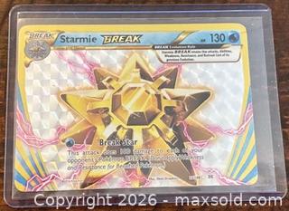 MaxSold Auction: Pokémon Starmie BREAK the XY - Evolutions Expansion Set Collectible Trading Card  - Newmarket (Ontario, Canada) PARTNER MANAGED Reseller Online Auction - Walter Avenue