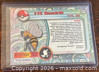 MaxSold Auction: Pokémon Topps TV Animation Edition - Beedrill Collectible Trading Card  - Newmarket (Ontario, Canada) PARTNER MANAGED Reseller Online Auction - Walter Avenue
