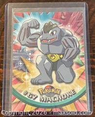 MaxSold Auction: Pokémon Topps TV Animation Edition - Machoke Collectible Trading Card  - Newmarket (Ontario, Canada) PARTNER MANAGED Reseller Online Auction - Walter Avenue