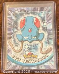 MaxSold Auction: Pokémon Topps TV Animation Edition - Tentacool Collectible Trading Card  - Newmarket (Ontario, Canada) PARTNER MANAGED Reseller Online Auction - Walter Avenue