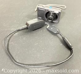 MaxSold Auction: Samsung PL50 digital camera 10.2 Silver with Charger  - Newmarket (Ontario, Canada) PARTNER MANAGED Reseller Online Auction - Walter Avenue
