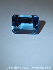 MaxSold Auction: Big flawless natural Swiss blue Topaz  - Toronto (Ontario, Canada) PARTNER MANAGED Reseller Online Auction - Gerrard Street West