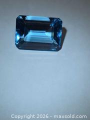 MaxSold Auction: Big flawless natural Swiss blue Topaz  - Toronto (Ontario, Canada) PARTNER MANAGED Reseller Online Auction - Gerrard Street West