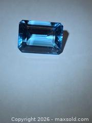 MaxSold Auction: Big flawless natural Swiss blue Topaz  - Toronto (Ontario, Canada) PARTNER MANAGED Reseller Online Auction - Gerrard Street West