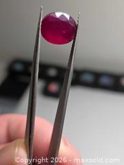 MaxSold Auction: Big natural blood red Ruby - Toronto (Ontario, Canada) PARTNER MANAGED Reseller Online Auction - Gerrard Street West