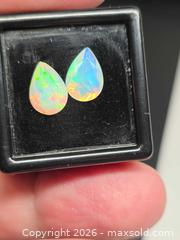 MaxSold Auction: Natural AAA faceted AAA opal pair - Toronto (Ontario, Canada) PARTNER MANAGED Reseller Online Auction - Gerrard Street West