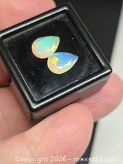 MaxSold Auction: Natural AAA faceted AAA opal pair - Toronto (Ontario, Canada) PARTNER MANAGED Reseller Online Auction - Gerrard Street West