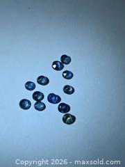 MaxSold Auction: Natural Australian blue sapphire lot  - Toronto (Ontario, Canada) PARTNER MANAGED Reseller Online Auction - Gerrard Street West