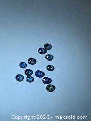 MaxSold Auction: Natural Australian blue sapphire lot  - Toronto (Ontario, Canada) PARTNER MANAGED Reseller Online Auction - Gerrard Street West