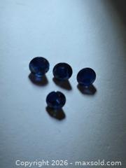 MaxSold Auction: Natural blue sapphire lot  - Toronto (Ontario, Canada) PARTNER MANAGED Reseller Online Auction - Gerrard Street West