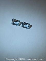 MaxSold Auction: Natural untreated Aquamarine pair  - Toronto (Ontario, Canada) PARTNER MANAGED Reseller Online Auction - Gerrard Street West