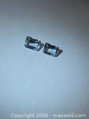 MaxSold Auction: Natural untreated Aquamarine pair  - Toronto (Ontario, Canada) PARTNER MANAGED Reseller Online Auction - Gerrard Street West