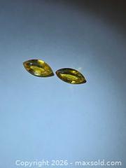 MaxSold Auction: Natural yellow sapphire pair  - Toronto (Ontario, Canada) PARTNER MANAGED Reseller Online Auction - Gerrard Street West
