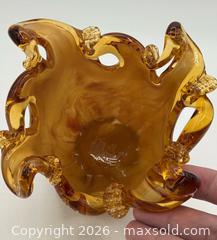 MaxSold Auction: Authentic hand-blown Murano glass bowl - Menlo Park (California, USA) SELLER MANAGED Downsizing Online Auction - Henderson Place