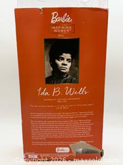 MaxSold Auction: Barbie Inspiring Women Series Ida B. Wells collectible doll-New - Menlo Park (California, USA) SELLER MANAGED Downsizing Online Auction - Henderson Place