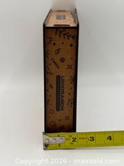 MaxSold Auction: Unidragon Wooden Jigsaw Puzzle featuring a mountain landscape - Menlo Park (California, USA) SELLER MANAGED Downsizing Online Auction - Henderson Place