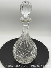 MaxSold Auction: Vintage Imperial Estate lead crystal  whiskey liquor decanter with stopper  - Menlo Park (California, USA) SELLER MANAGED Downsizing Online Auction - Henderson Place