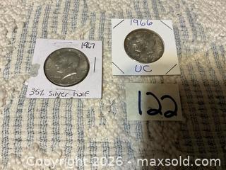 MaxSold Auction: Kennedy Half Dollars 35% Silver  - Forks Township (Pennsylvania, USA) SELLER MANAGED Downsizing Online Auction - Ben Jon Road