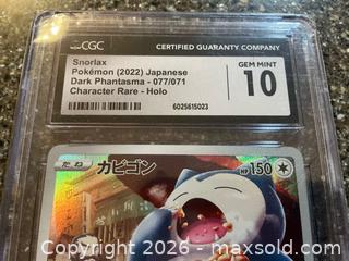 MaxSold Auction: Pokemon Card Graded 10 - Forks Township (Pennsylvania, USA) SELLER MANAGED Downsizing Online Auction - Ben Jon Road