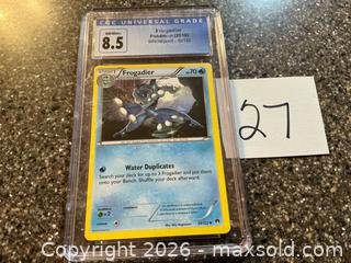 MaxSold Auction: Pokemon Card Graded 8.5 - Forks Township (Pennsylvania, USA) SELLER MANAGED Downsizing Online Auction - Ben Jon Road