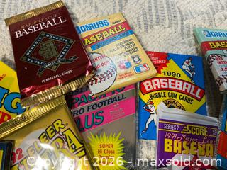 MaxSold Auction: Unopened Sports Cards - Forks Township (Pennsylvania, USA) SELLER MANAGED Downsizing Online Auction - Ben Jon Road