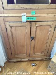 MaxSold Auction: Antique Corner Cabinet C - Kingston (Ontario, Canada) Moving Online Auction - Sheridan Street