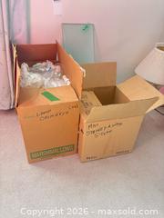 MaxSold Auction: Lamp Chimneys, Glass Shelves, Stained Glass Supplies. B - Kingston (Ontario, Canada) Moving Online Auction - Sheridan Street