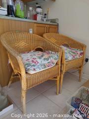MaxSold Auction: Rattan Chairs B - Kingston (Ontario, Canada) Moving Online Auction - Sheridan Street