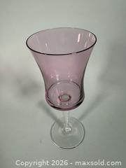 MaxSold Auction: (10) Vintage CRANBERRY/Clear Glass Goblets - Toronto (Ontario, Canada) SELLER MANAGED Reseller Online Auction - Chesswood Drive