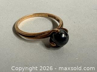 MaxSold Auction: 10K GOLD Ring with BLACK PEARL - Marked - Toronto (Ontario, Canada) SELLER MANAGED Reseller Online Auction - Chesswood Drive