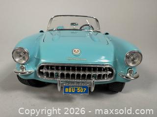 MaxSold Auction: 1957 BURAGO Chevrolet CORVETTE 1/24 Scale Diecast Model Car - Toronto (Ontario, Canada) SELLER MANAGED Reseller Online Auction - Chesswood Drive