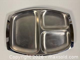 MaxSold Auction: (5) MCM Stainless Steel Servingware Pieces  - Toronto (Ontario, Canada) SELLER MANAGED Reseller Online Auction - Chesswood Drive